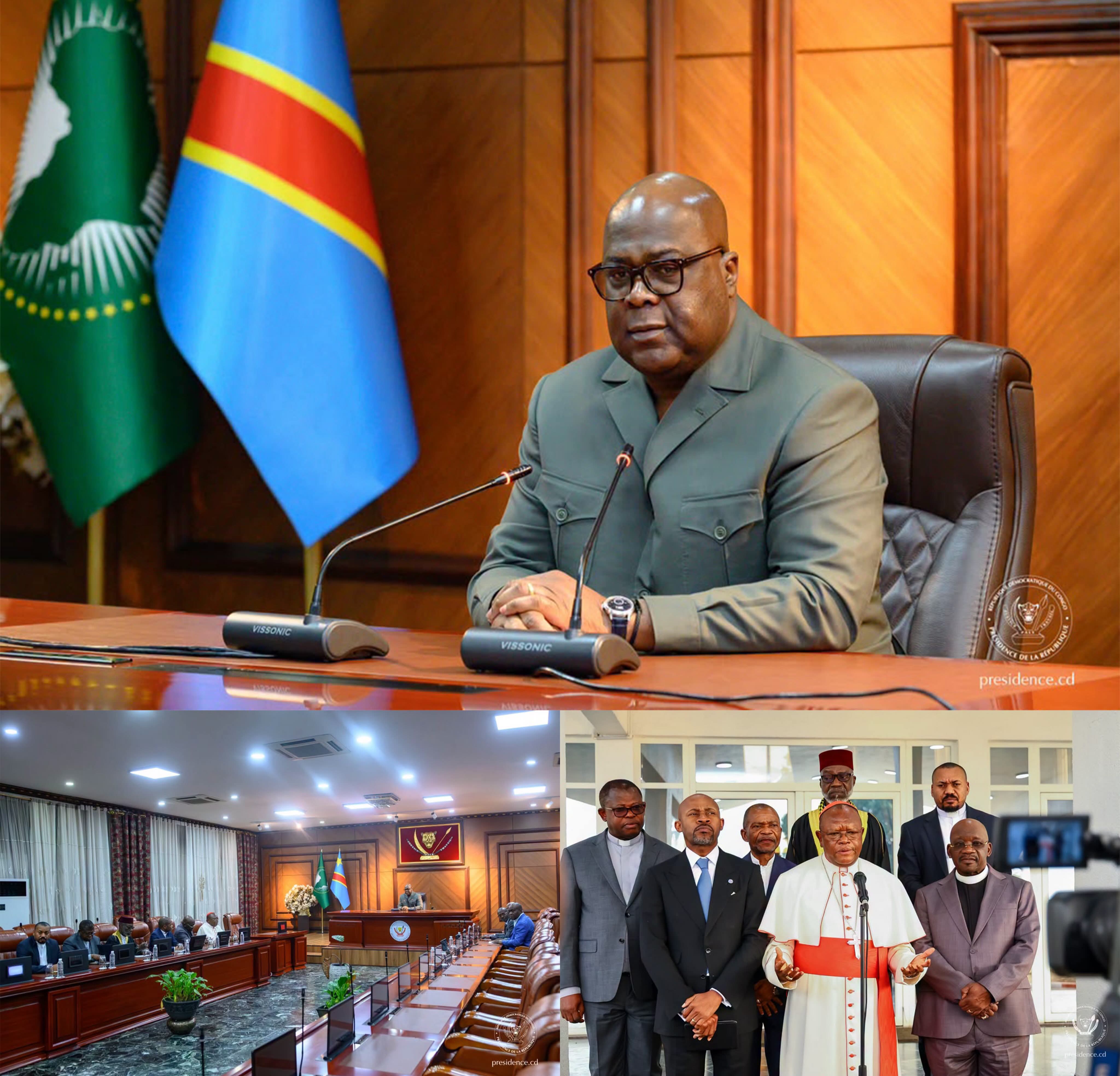 Dialogue national inclusif : Tshisekedi tend la main aux confessions religieuses